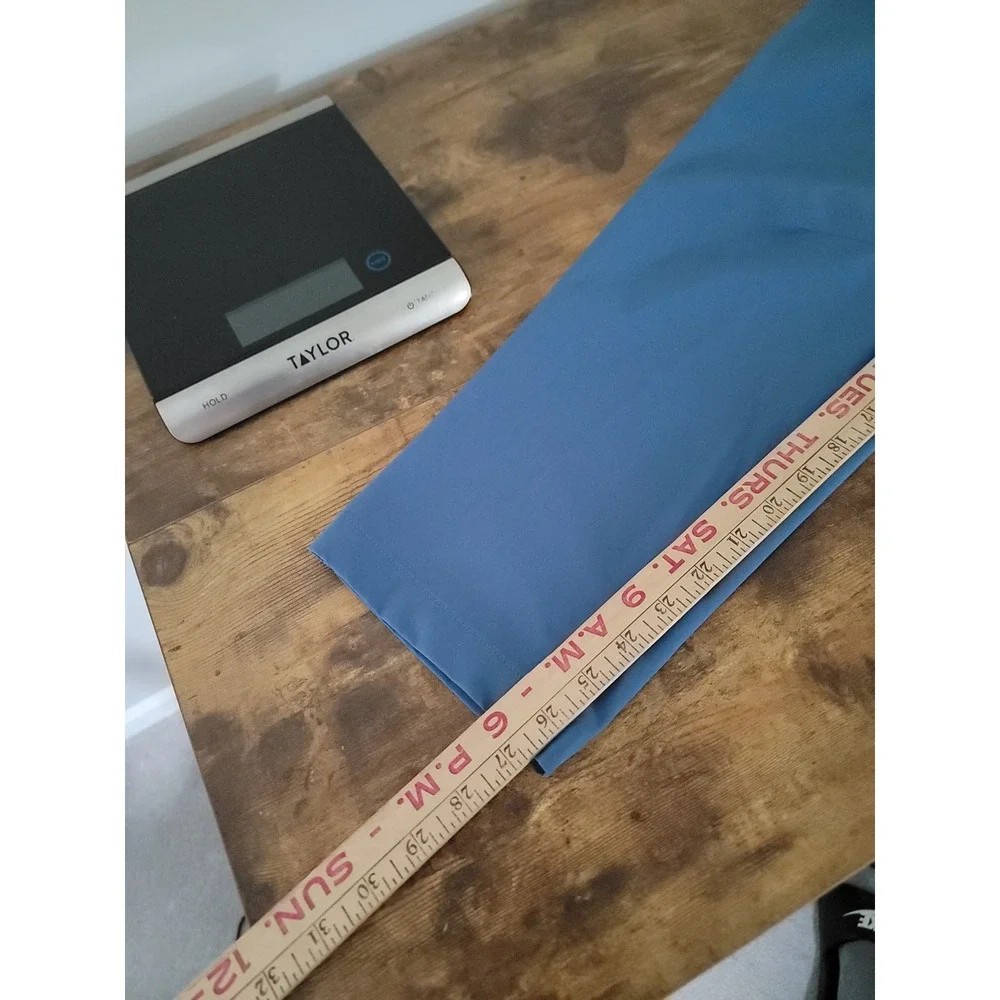 Fabletics Slim Fit Performance Trouser Pants Mens 30x27 Blue Zipper Pockets Gym